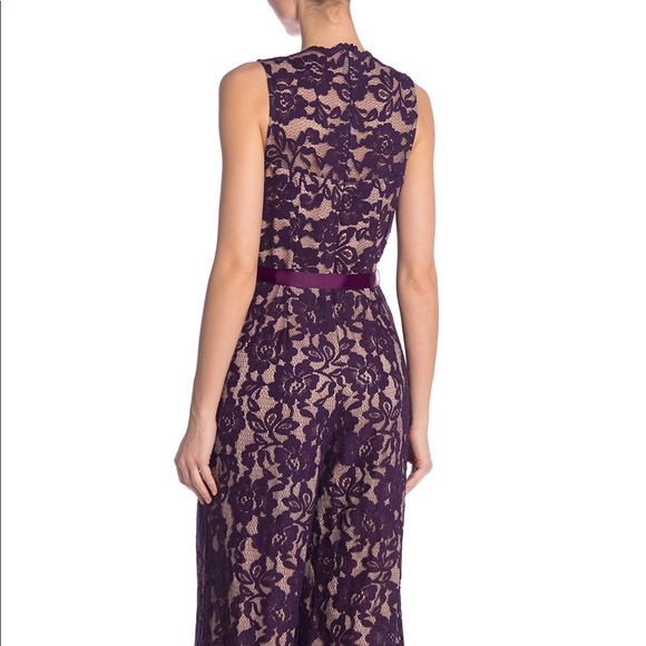 NWT Marina Sleeveless Lace Jumpsuit - Picture 3 of 5